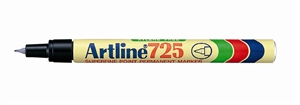 Artline Marker 725 Superfine 0,4 svart